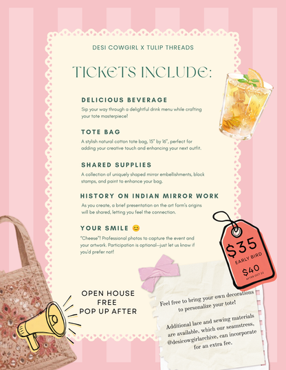 Mirrors & Threads Workshop Ticket