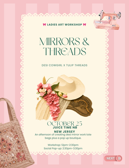 Mirrors & Threads Workshop Ticket