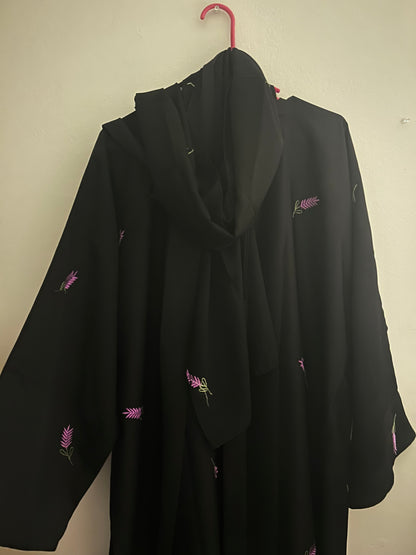 Nightfall Lavender abaya