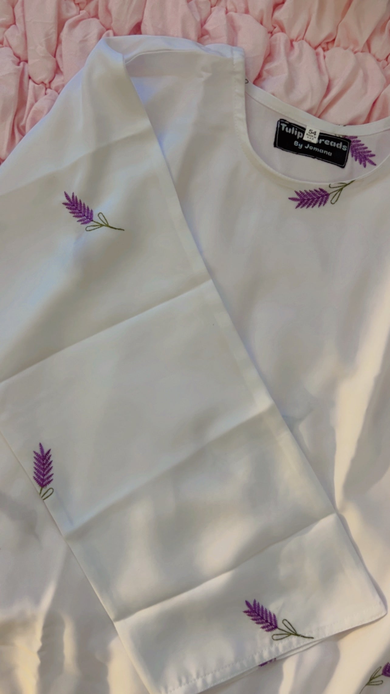 Moonlight lavender abaya